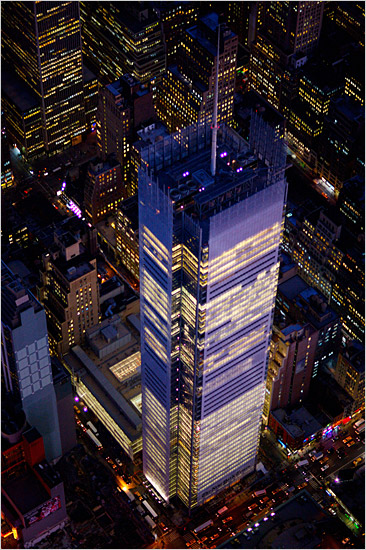new york times building at night. york+times+uilding+night